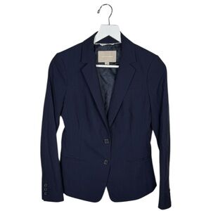 Banana Republic Women’s Navy Wool Blazer Jacket W2080 Sz 4 Petite